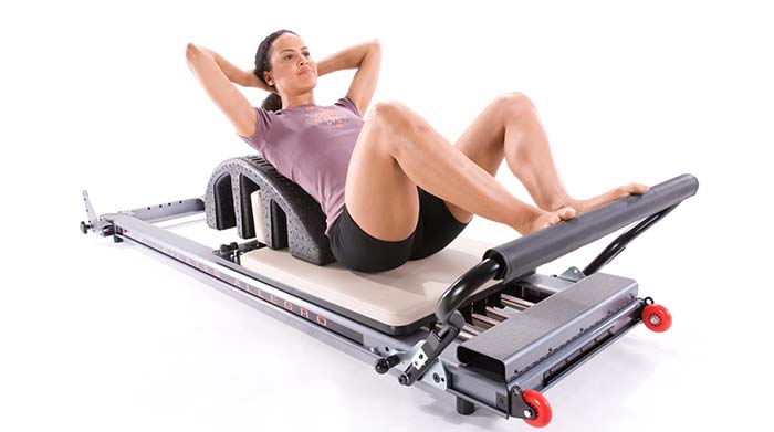 Pilates Reformer exercises for women